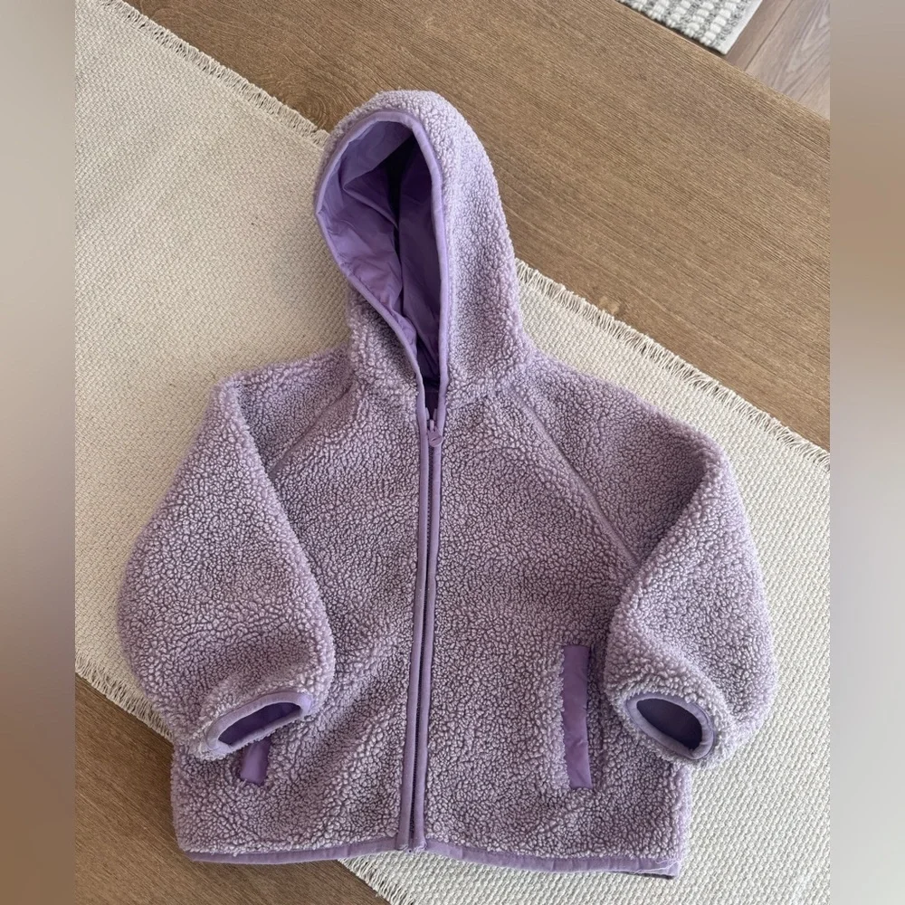 Zara toddler girl Sherpa jacket 3T